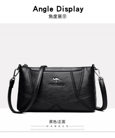 Women Shoulder HandBags Crossbody Bags For Female Leather Designer Purses Handbag Women's Messenger Bag 5833 Black $19.66 Sho...