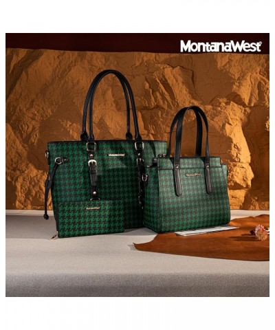 3PCS Purses for Women Tote Purse and Wallet Set Shoulder Satchel Bags **W Green $26.04 Shoulder Bags