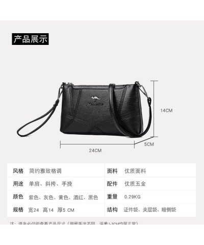 Women Shoulder HandBags Crossbody Bags For Female Leather Designer Purses Handbag Women's Messenger Bag 5833 Black $19.66 Sho...