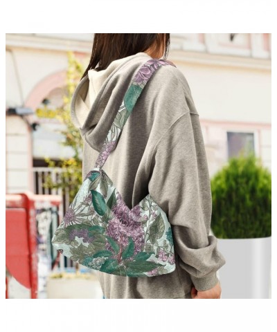 Watercolor Green Landscape Forest Womens Handbags Shoulder Bag, Handbags for Women Shoulder Bag, Womens Outdoor Bag Needle Tu...