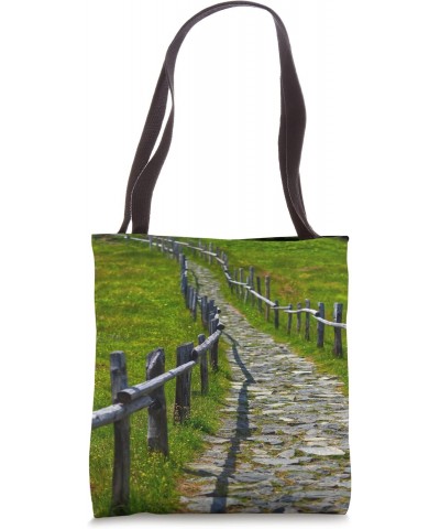 fence path grass nature gift ideas Tote Bag $8.72 Totes