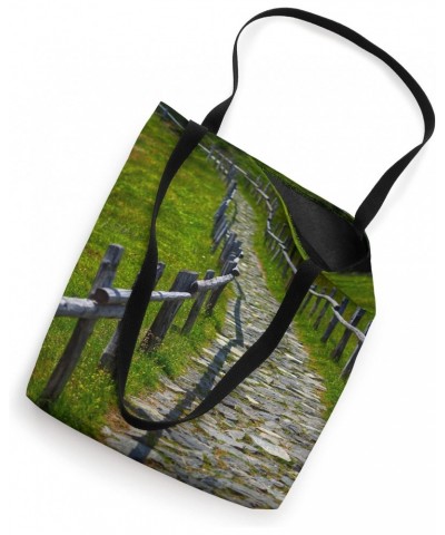 fence path grass nature gift ideas Tote Bag $8.72 Totes