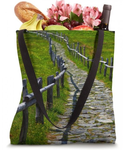 fence path grass nature gift ideas Tote Bag $8.72 Totes