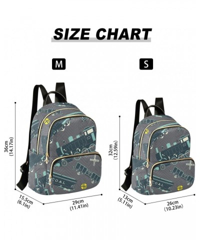 Cartoon Train Fashion Backpack Purse for Women Multipurpose Casual Daypack with Multi Pockets & Secured Zipper Ladies Handbag...