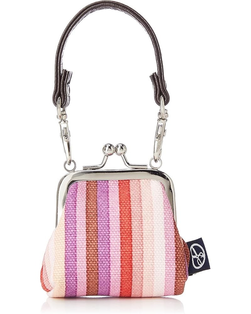 Kyoto Japan Kyoto Japan 2.5 Square Coin Purse striped pink 1.8 Square $13.69 Wallets