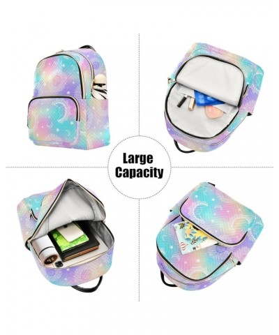 Travel Backpack Purse for Women Fashion Anti-theft Work Casual Galaxy Sun and Moon Star Daypack Shoulder Bag Medium Size Smal...