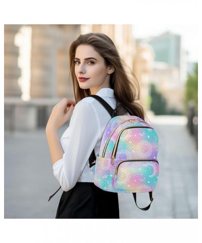 Travel Backpack Purse for Women Fashion Anti-theft Work Casual Galaxy Sun and Moon Star Daypack Shoulder Bag Medium Size Smal...