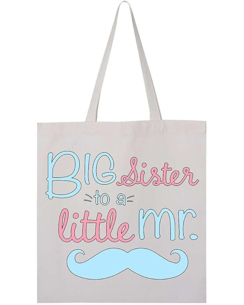 Big Sister To a Little Mr Tote Bag 0020 White $10.08 Totes