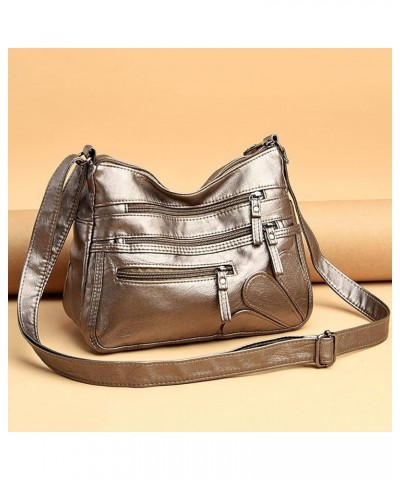 Crossbody Purses For Women Casual Adjustable Strap Shoulder Bag Camera Shoulder Bag Bronze $9.37 Shoulder Bags