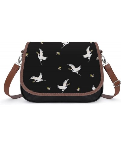 Leather Hobo Bags Women's Crossbody Shoulder Bag Classic City Top Handle Satchels White Feather Color4 $20.16 Hobo Bags