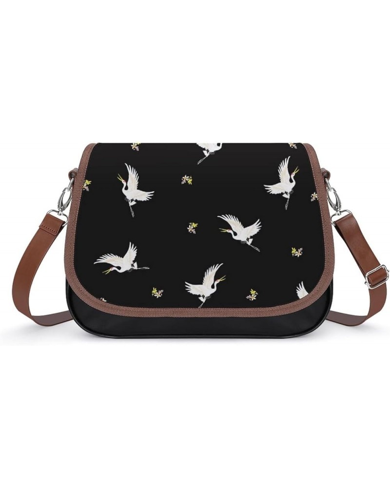 Leather Hobo Bags Women's Crossbody Shoulder Bag Classic City Top Handle Satchels White Feather Color4 $20.16 Hobo Bags