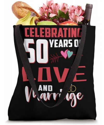 Celebrating 50 Year of Love and Marriage Couples Matching Tote Bag $9.66 Totes