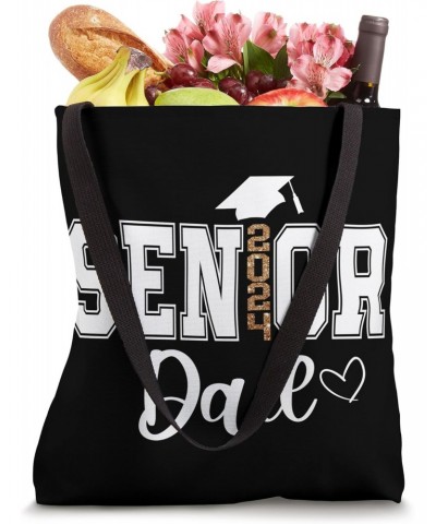 Senior Dad Class of 2024 Graduate Heart Senior 2024 Dad Tote Bag $13.19 Totes