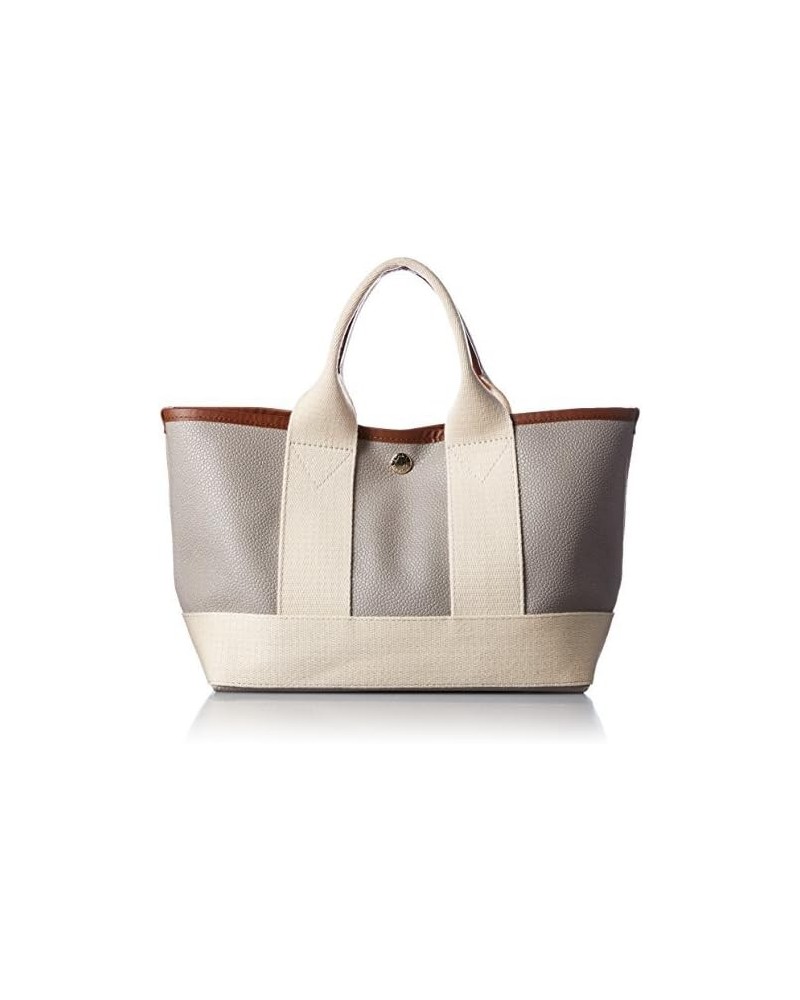 Scotchgrain Neo Leather Lightweight Mini Tote Bag, Made in Japan Ligjt Grey $51.68 Totes