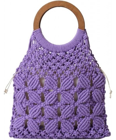 Knit Hobo Bags Women Retro Straw Beach Bag Crossbody Purse Soft Shoulder Bag Cute Satchels Tote Handbags Summer Bag Purple $1...