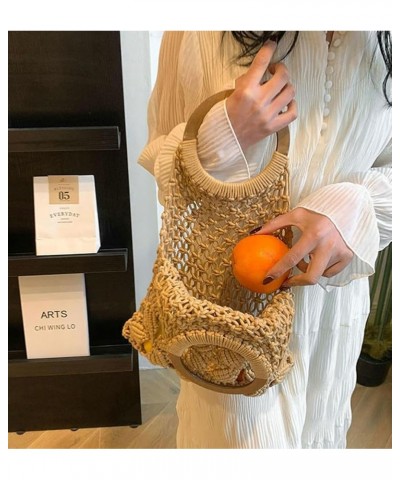 Knit Hobo Bags Women Retro Straw Beach Bag Crossbody Purse Soft Shoulder Bag Cute Satchels Tote Handbags Summer Bag Purple $1...