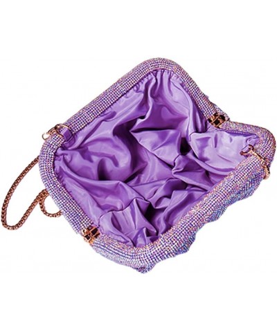 Bling Rhinestone Purse Bags Dumpling Clutch Purses for Women Formal Wedding Party Prom Evening Handbags Lilac $28.31 Evening ...