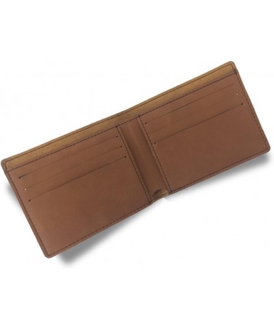 Faux Leather Bi-Fold Wallet, Hockey Player Woman, Personalized Engraving Included (Gray) Dark Brown $16.79 Wallets