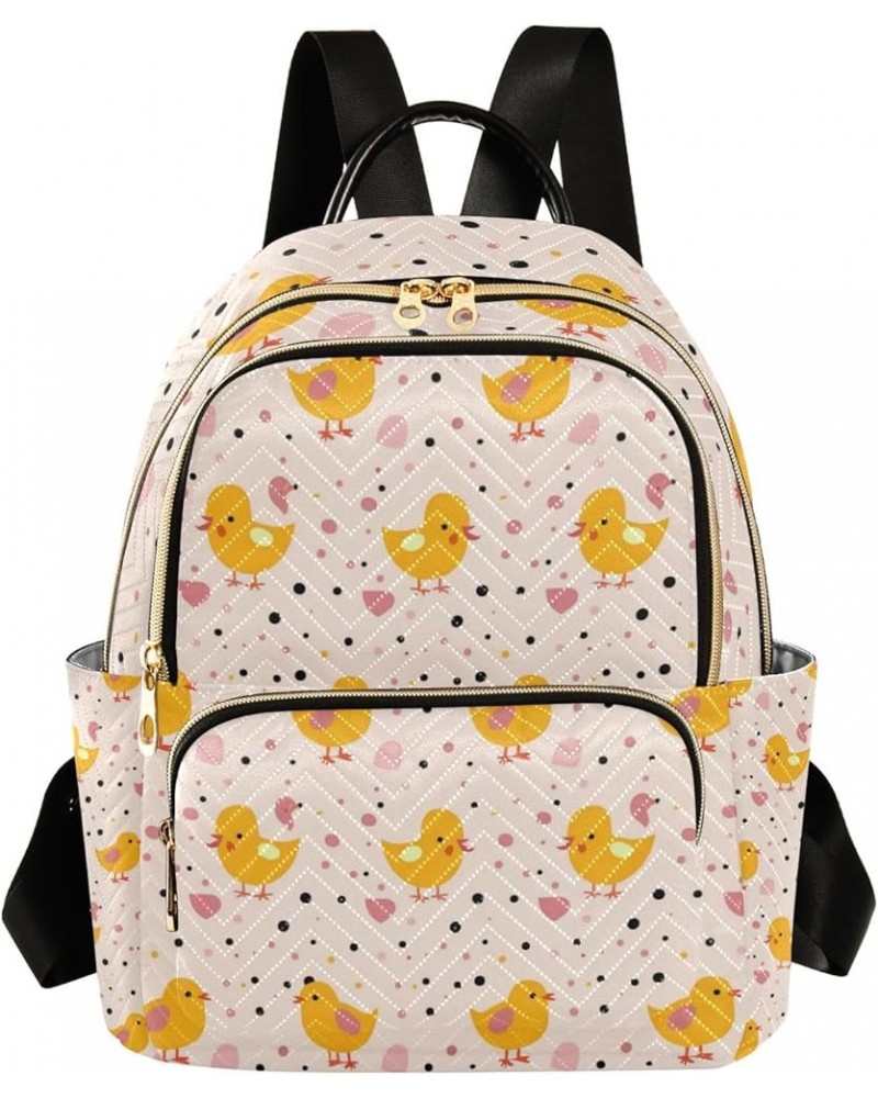 Mini Backpack Purse for Women, Small Yellow Chicken Travel Bag Casual Daypack Shoulder Bag Medium $12.80 Backpacks