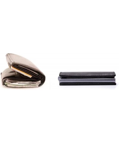 Wallet RFID Anti-Theft Pop-Up Crocodile Leather Card Holder Wallet, Aluminum Bank Card Case Blue $11.25 Wallets