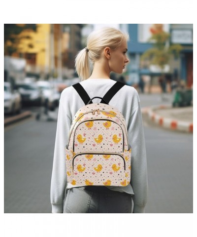 Mini Backpack Purse for Women, Small Yellow Chicken Travel Bag Casual Daypack Shoulder Bag Medium $12.80 Backpacks