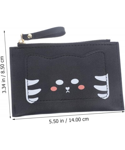 Leather Wallets Women Wallet Office Card Cartoon Holder Zipper With Travel Small Cash Women for Birthday Gift Change Bag Pu W...