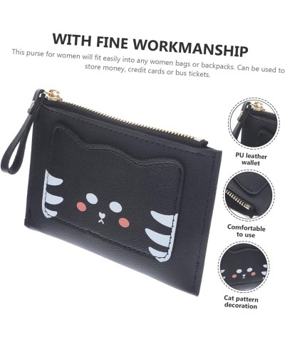 Leather Wallets Women Wallet Office Card Cartoon Holder Zipper With Travel Small Cash Women for Birthday Gift Change Bag Pu W...