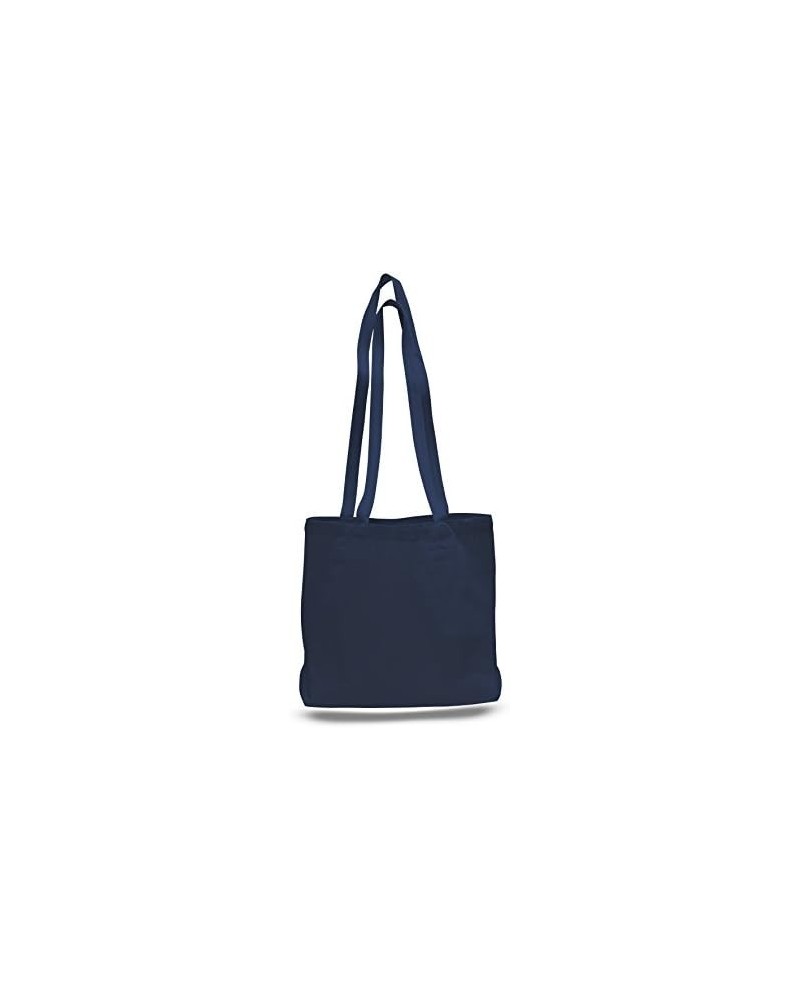 Cotton Canvas Convention Tote, Navy $8.83 Handbags