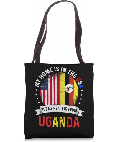 Ugandan American Patriot Heart is from Uganda Flag Tote Bag $18.00 Totes