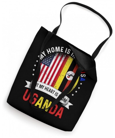 Ugandan American Patriot Heart is from Uganda Flag Tote Bag $18.00 Totes