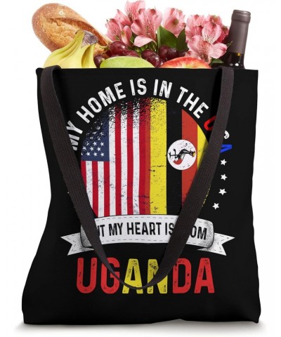 Ugandan American Patriot Heart is from Uganda Flag Tote Bag $18.00 Totes