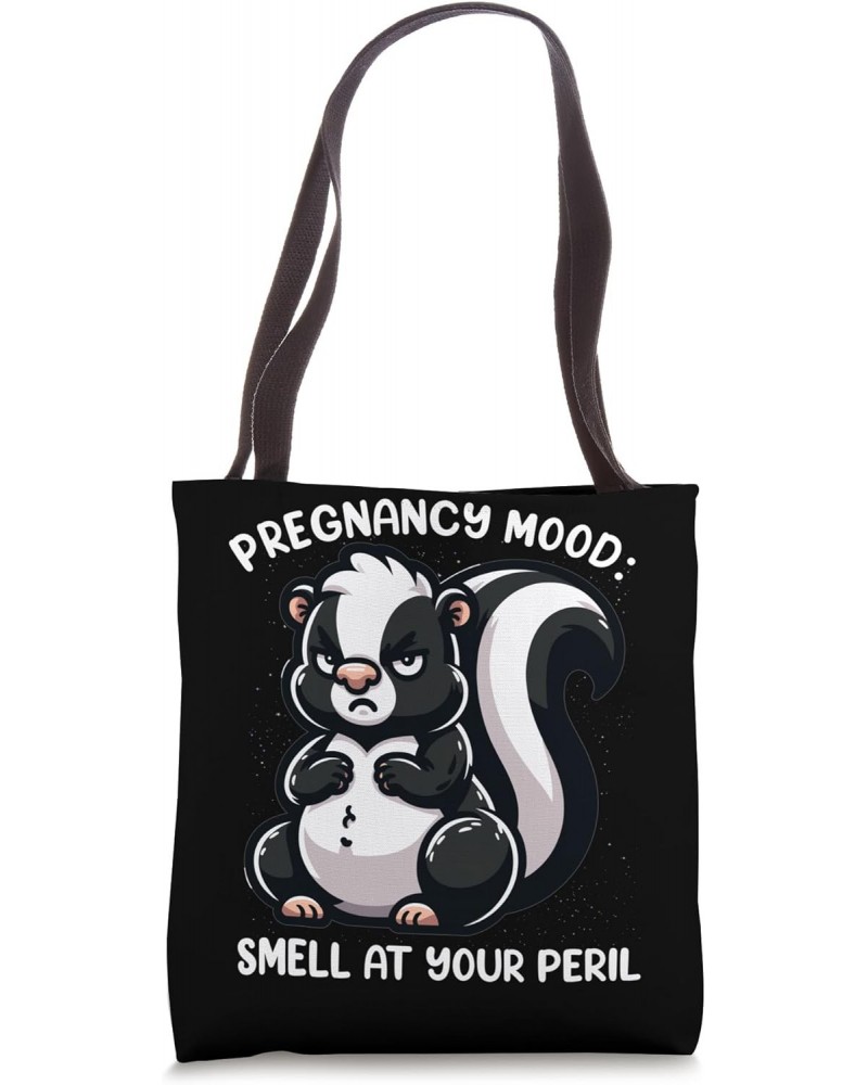 Skunk Funny Pregnancy Baby Mom To Be Gender reveal idea Tote Bag $16.19 Totes