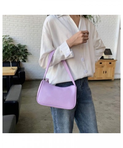 Shoulder Bags for Women, Cute Hobo Tote Handbag Mini Clutch Purse with Zipper Closure Wallet Classic Crossbody Bags(Purple,) ...