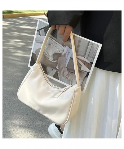 Shoulder Bag for Women Cute Hobo Tote Handbag Mini Clutch Purse Crescent Underarm Y2k Fashion Summer Small Classic Clutch Whi...