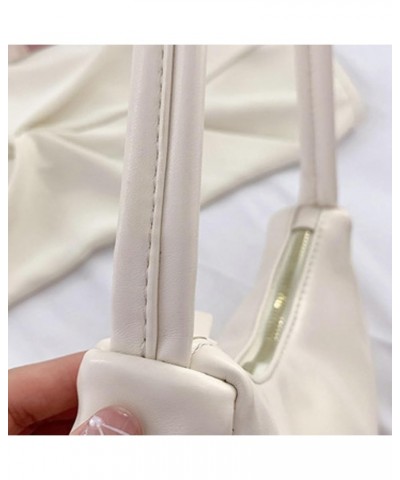 Shoulder Bag for Women Cute Hobo Tote Handbag Mini Clutch Purse Crescent Underarm Y2k Fashion Summer Small Classic Clutch Whi...