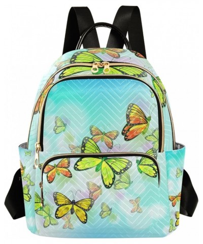 Travel Backpack Purse for Women Fashion Anti-theft Work Casual Butterflies Daypack Shoulder Bag Medium Size Small $15.17 Back...