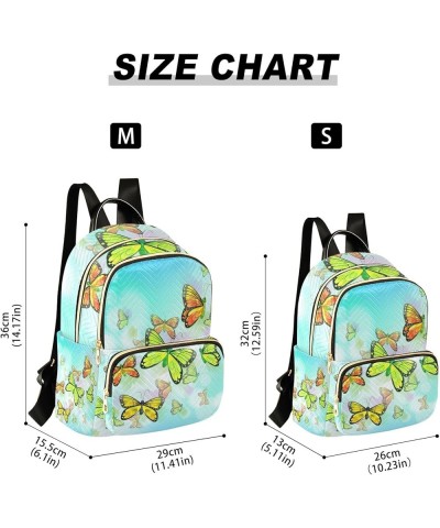 Travel Backpack Purse for Women Fashion Anti-theft Work Casual Butterflies Daypack Shoulder Bag Medium Size Small $15.17 Back...