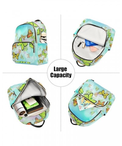 Travel Backpack Purse for Women Fashion Anti-theft Work Casual Butterflies Daypack Shoulder Bag Medium Size Small $15.17 Back...