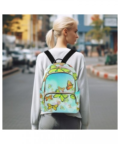 Travel Backpack Purse for Women Fashion Anti-theft Work Casual Butterflies Daypack Shoulder Bag Medium Size Small $15.17 Back...