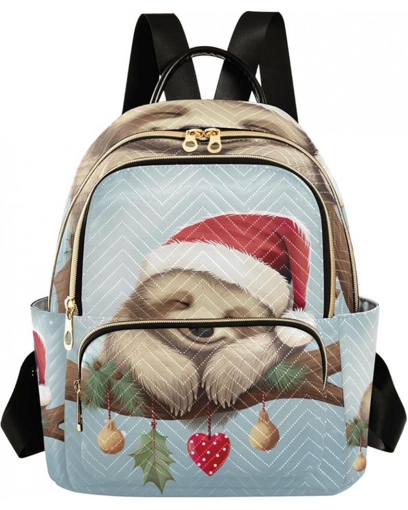 Science Planet Spaceship Quilted Backpack for Women Women Small Backpack Travel Purse Sloth Sleeping on Branch Small $17.54 B...