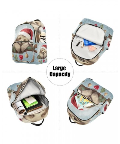 Science Planet Spaceship Quilted Backpack for Women Women Small Backpack Travel Purse Sloth Sleeping on Branch Small $17.54 B...