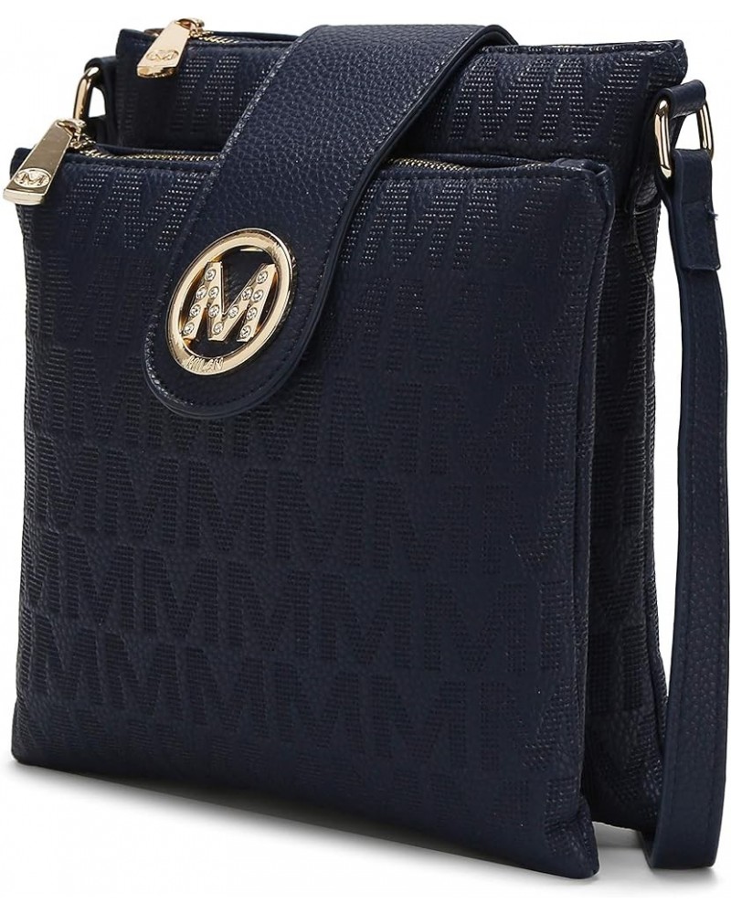 Crossbody Bags for women, Signature Crossover bag Adjustable strap Messenger Cross body handbag Purse Marietta Navy $13.33 Cr...