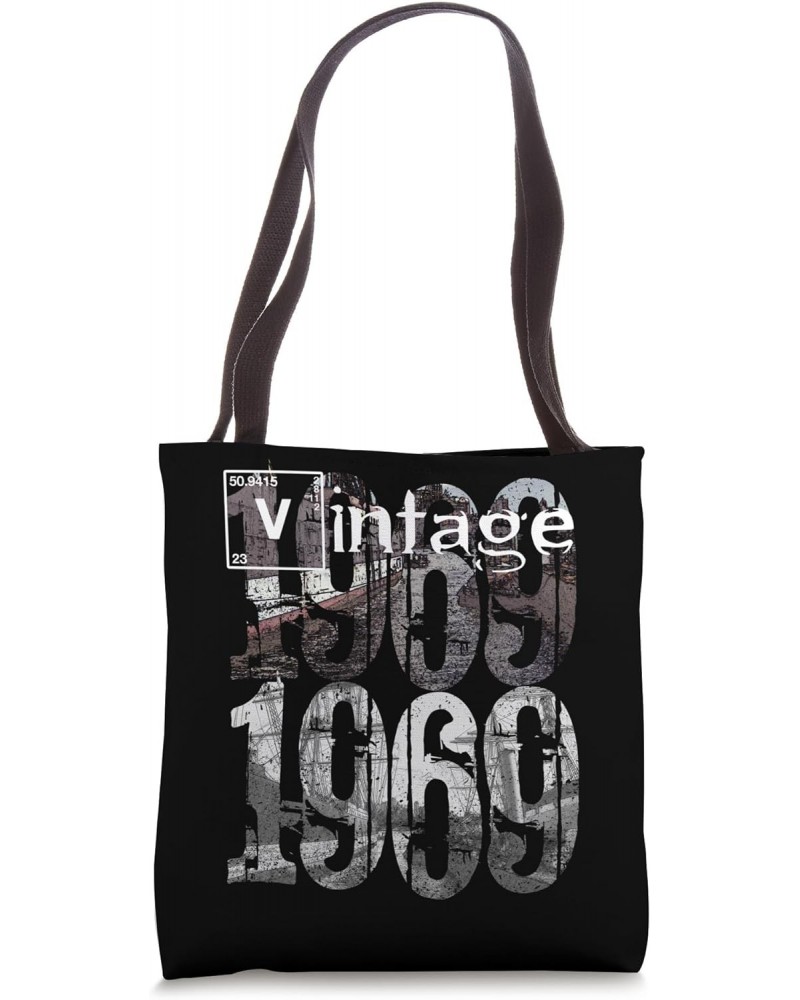 Vintage 1969 Tee - 55 Year Old Shirt 1969 55th Birthday Gift Tote Bag $11.58 Totes