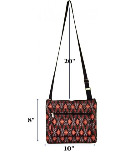 PANISA : Thai fabric patten Make in Thailand - Thai bags - Shoulder bag - Crossbody - Tote - Messenger bag - Hippie - Hobo (K...