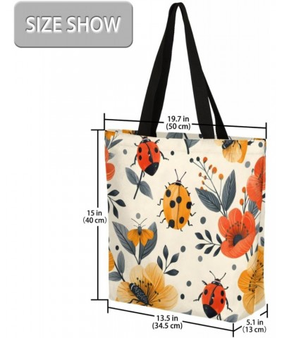 Animal Designs Canvas Tote Bag - Cute and Durable for Daily Carry $13.10 Totes