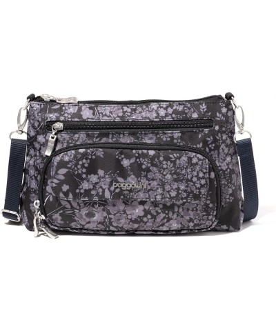 Original Everyday Bag Black Hydrangea $36.00 Crossbody Bags