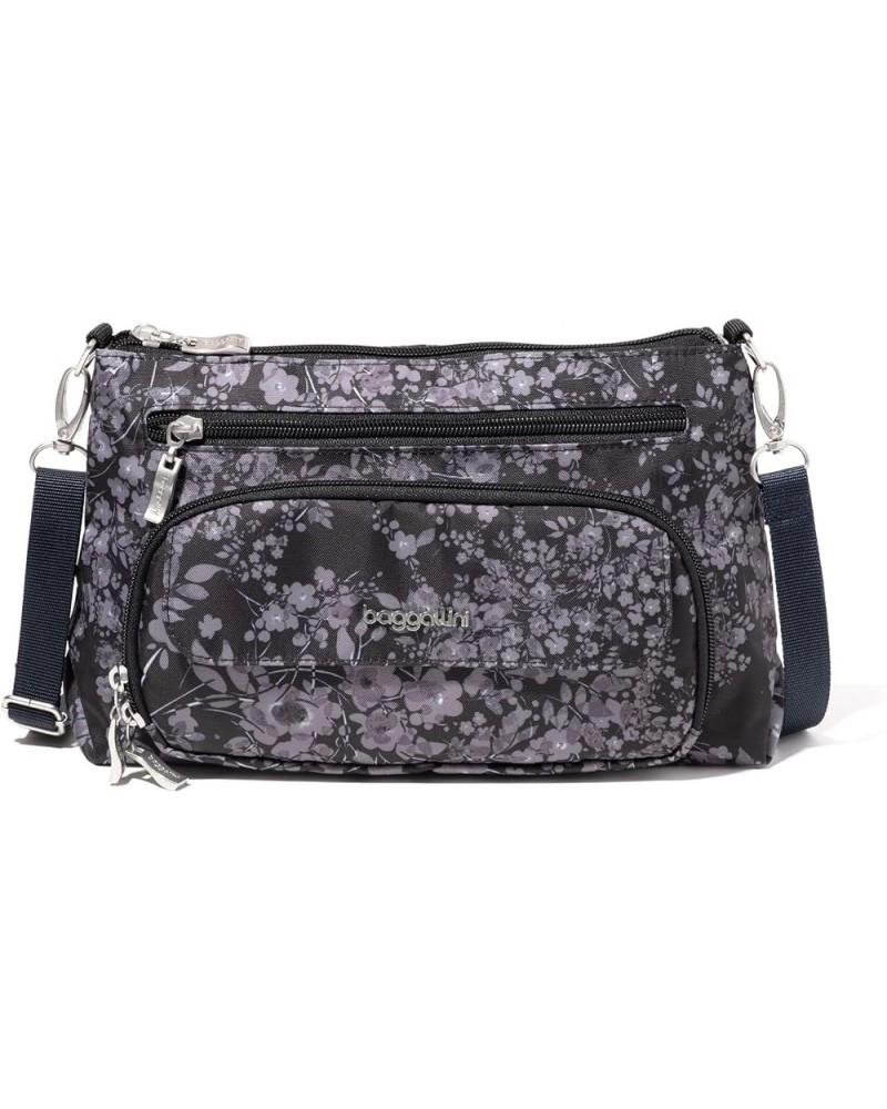 Original Everyday Bag Black Hydrangea $36.00 Crossbody Bags