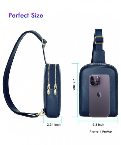 Backpack Purse for Women, Crossbody Bags for Women, Sling Bag for Women, Small Rfid Wallet, Cell Phone Wallet Navy Blue $12.7...