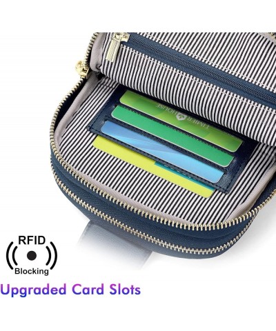 Backpack Purse for Women, Crossbody Bags for Women, Sling Bag for Women, Small Rfid Wallet, Cell Phone Wallet Navy Blue $12.7...