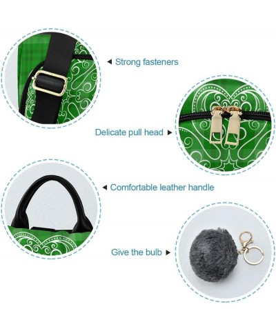 Mexican Llama Cactus Backpack for Women Anti-theft Backpack Casual Backpack Green St. Patrick's Day 02 $19.31 Backpacks